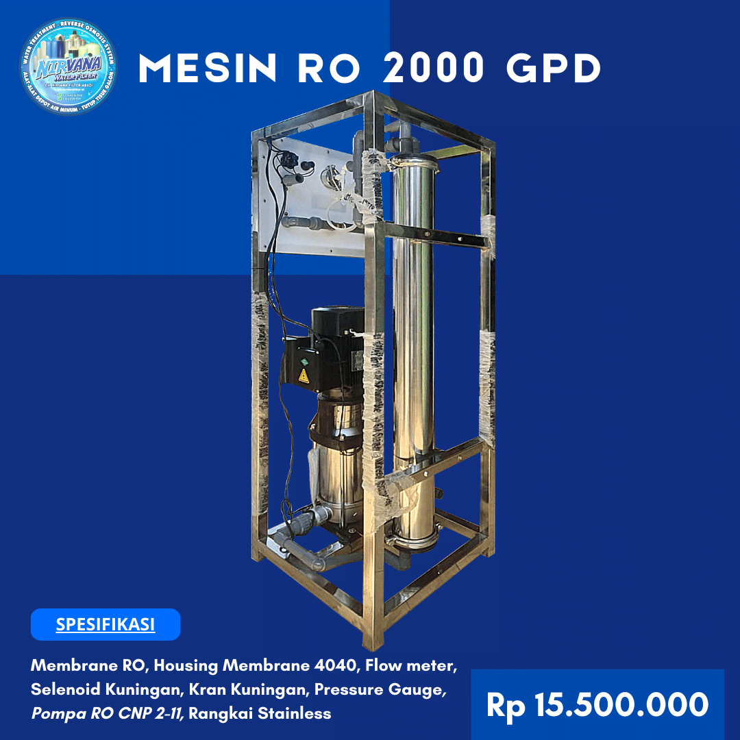 MESIN RO 2000GPD Nirvana