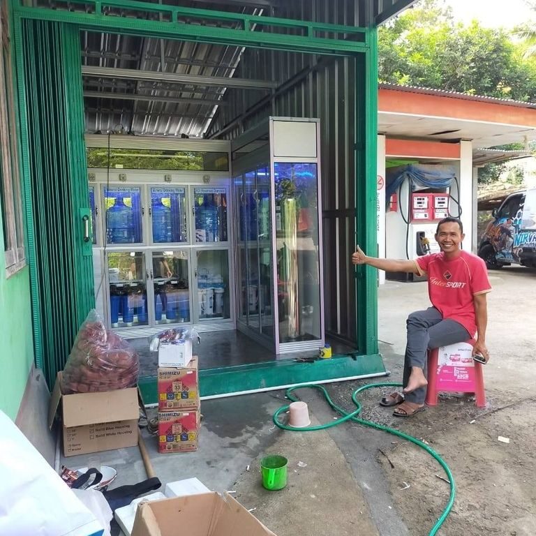 depot air minum isi ulang mineral dan RO
Di "Tirta ngudi berkah" jln kutoarjo - bruno km 12,kedunglo kemiri purworejo,